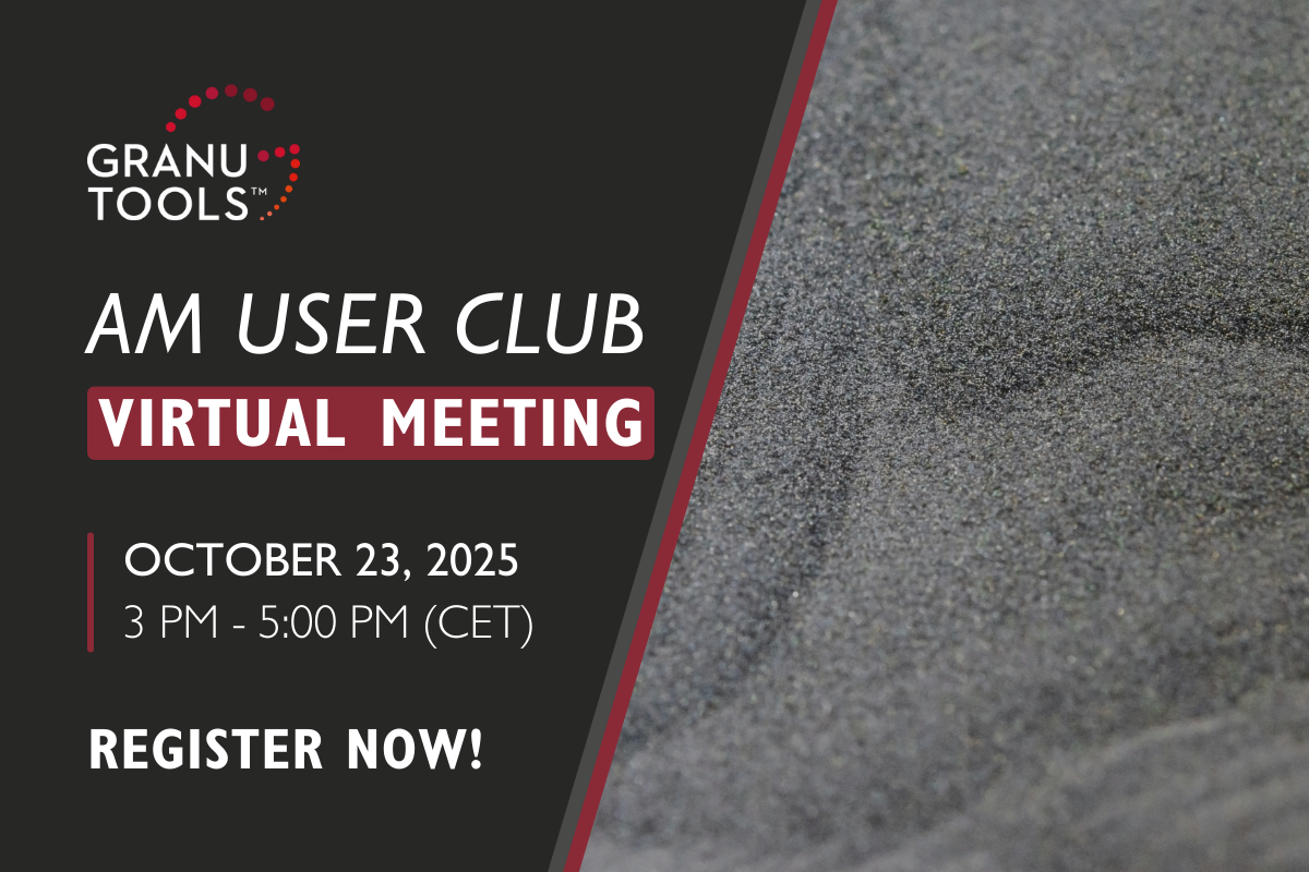 AM Granutools User Club meeting banner